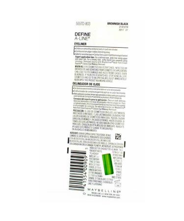 Maybelline Define-A-Line Eyeliner Brownish Black - 0.01 fl. oz. (Pack of 1) - Buy Online on GoSupps.com