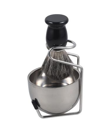 2 Sets Beard Brush Set | Professional Shaving Brush Tool for Men | Portable Beard Care Supplies - Buy Online on GoSupps.com