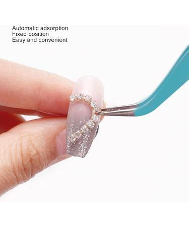 Magnetic Nail Art Practice Stand Strong Adsorption Nail Holder for Different Shapes And Sizes Wooden & Alloy Nail Display - Buy Online on GoSupps.com