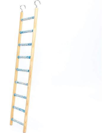 Penn-Plax Bird-Life Trimmer Plus 9 Step Ladder - Cement & Wood, Crushed Sea Shells - Ideal for Small Birds - Buy Online on GoSupps.com