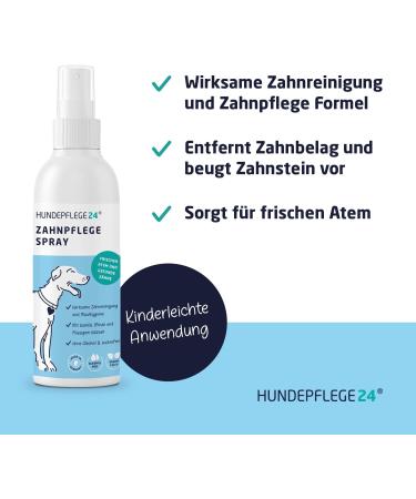 Dog Care24 Dental Spray for Dogs & Cats | Healthy Teeth & Fresh Breath | Natural Ingredients (150ml) - Buy Online on GoSupps.com