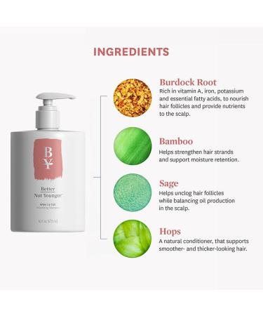 Better Not Younger Volumizing Shampoo & Conditioner Set - 16 Fl Oz (Pack of 2) - Buy Online on GoSupps.com