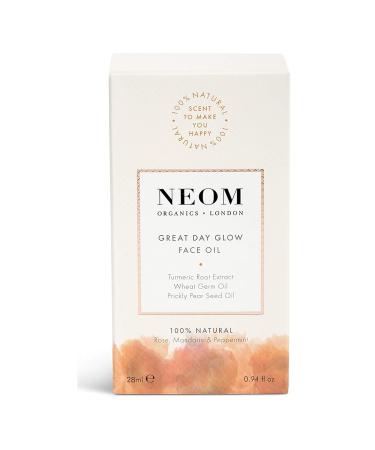 Neom Great Day Glow Face Oil 28ml | Lightweight Hydrating Oil | 100% Natural | Soothing Skin & Reduces Pores | Happy Scent | International Shipping - Buy Online on GoSupps.com