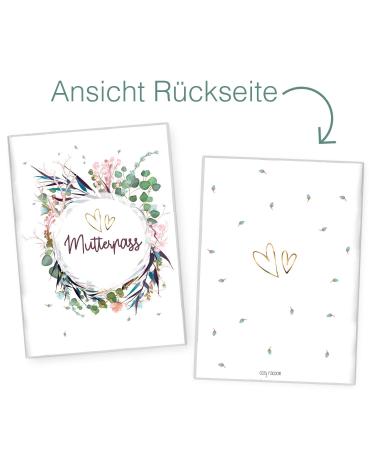 Cozy Raccoon 3-Part Mother s Passport | High-Quality Shell for German Mother Pass | Flower Party Design | Perfect Gift for New Moms in Germany - Buy Online on GoSupps.com