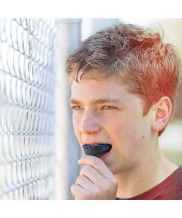 Shock Doctor Kid's Gel Max Mouth Guard Youth - Blue/Black Flavour Fusion -10 - Buy Online on GoSupps.com