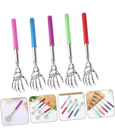 Beavorty 5-Pack Tail Scrapers - Portable Back Scratcher & Itching Massage Tool with Long Handle for Easy Relief - Buy Online on GoSupps.com