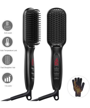 Hair Straightener Comb Brush - Heated Electric Hair Straightener for Smooth Sleek Hair | Buy Online Internationally - Buy Online on GoSupps.com