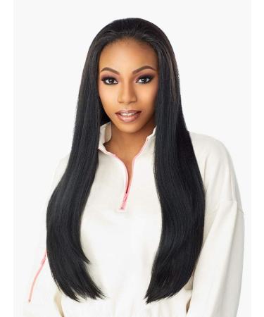 Sensationnel Instant Up & Down Half Wig Ponytail - Basic Straight Yaki Texture - Heat Resistant Synthetic Fiber - UD 8 (1B) - Buy Online on GoSupps.com