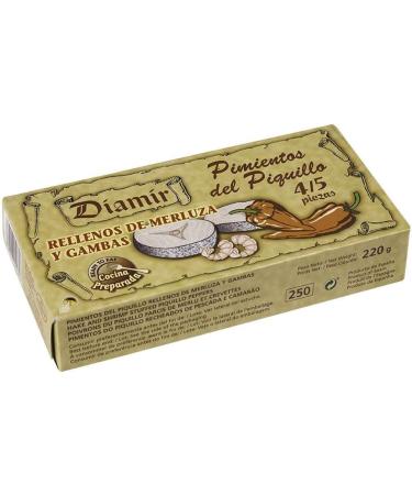 Lot 3x Stuffed pepper/piquillo hake shrimp - Box 220g - Buy Online on GoSupps.com