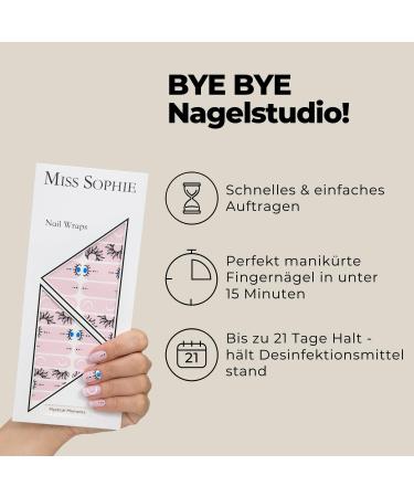 Buy Original Miss Sophie Nail Foils Boho Babe | 24 Ultra-Thin Nail Stripes for Mystical Moments | Perfect for Natural Acrylic Gel & Shellac Nails - International Shipping Available - Buy Online on GoSupps.com