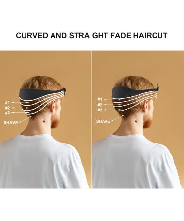 Extracture Shamlone Hair Cutting Edge Instructions - DIY Silicone Bent Haircut Band for Clean Straight Cuts & Fading Guidelines for Black Hair - Buy Online on GoSupps.com
