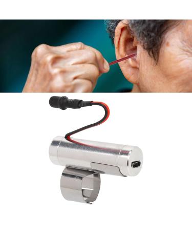 USB Rechargeable Stainless Steel Ear Wax Removal Tool with LED Thumb Lamp - Buy Online on GoSupps.com