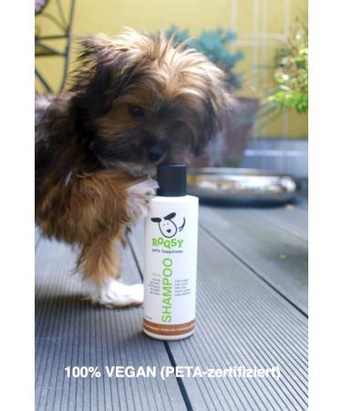 Roqsy Natur-Hundehampoo 1000ml Vegan Organic Dog Shampoo for Sensitive Skin & Allergies | Suitable for All Breeds & Fur Types - Buy Online on GoSupps.com
