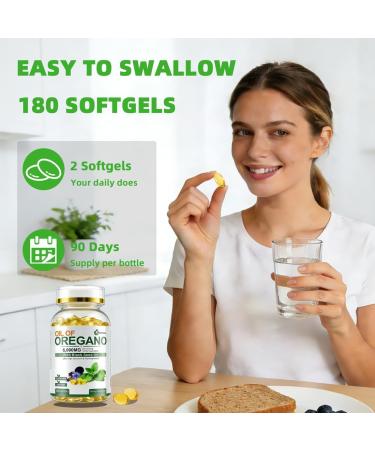 Vespecial Oil of Oregano with Black Seed Oil 180 Softgels | 2-in-1 Herbal Oregano Supplement with High Strength Carvacrol & Thymoquinone for Immune Support | Non-GMO Plant Based - Buy Online on GoSupps.com