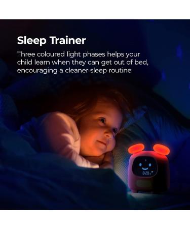 i-box Blinky Alarm Clock for Kids | Sleep Trainer & Night Light | Soothing Sounds & Lullabies | Ideal Gift for Christmas & Birthdays | Pink - One Size - Buy Online on GoSupps.com