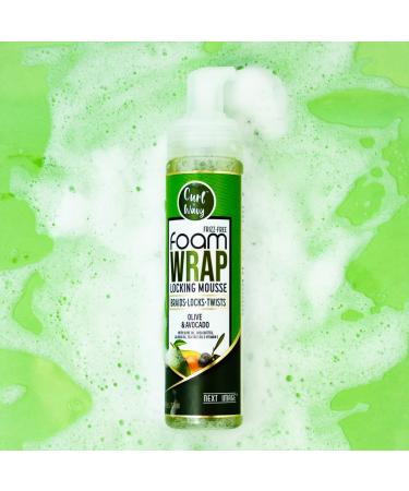 NEXT IMAGE Foam Wrap Locking Mousse - Olive & Avocado | Perfect for Smooth Styles | International Shipping Available - Buy Online on GoSupps.com