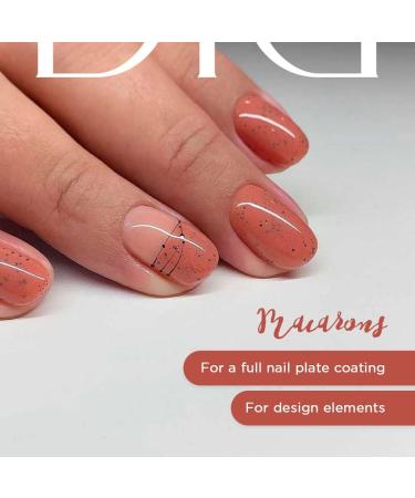 Didier Lab - Premium Gel Nail Polish Macarons - Chocolate - Gel Nail Varnish - Nail Art - Long-Lasting High Gloss Wear - Easy to Apply - Gel Nails - Rich Pigment - UV/LED - Chip Resistant - Buy Online on GoSupps.com