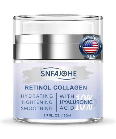 Instant Face Lift Cream with Retinol Collagen & Hyaluronic Acid Retinol Face Moisturizer for Wrinkles Neck & D collet Neck Firming Cream for Women & Men 1.7 Fl Oz 1.7 Fl Oz (Pack of 1)