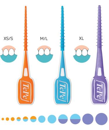 Buy Tepe Easypick Dental Stick XS/S - 36 Pieces with Pocket Case | Easy Daily Dental Care On-the-Go - Orange (Pack of 3) - Buy Online on GoSupps.com