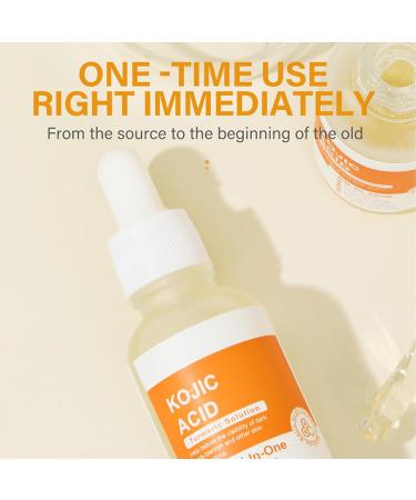  KOAHDE Turmeric Skin Brightening Toner Kojic Acid Face Serum Turmeric Antioxidant Serum Anti-Spot Turmeric Face Serum Brightening Serum for Dark Spots 30ml 1pc - Buy Online on GoSupps.com