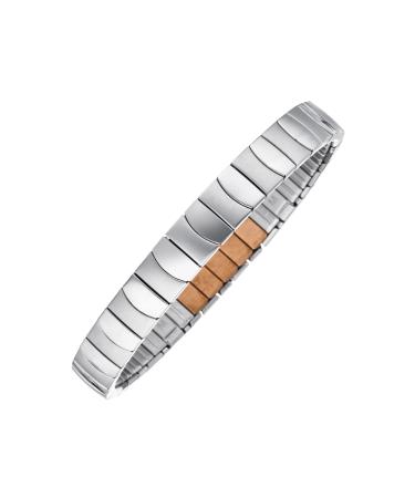 Magnetix Wellness Flexi Magnetic Tardle Band Classix I Magnetic jewelry silver-colored in matt gloss design I always fits even with swollen wrists XXL