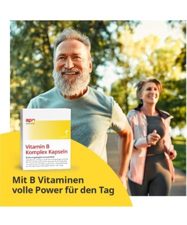 Apodiscounter Vitamin B Complex - 60 Vegan Capsules | All 8 B Vitamins for Optimal Health - Pharmacy Quality - Buy Online on GoSupps.com