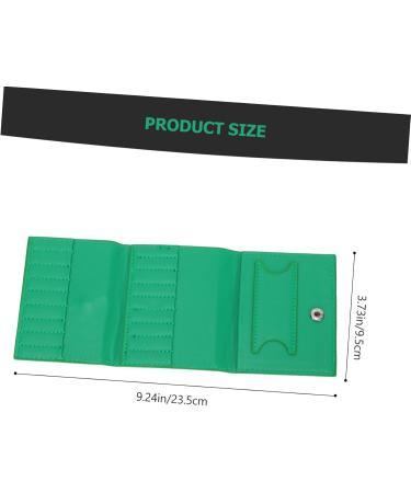 POPETPOP 1pc Grinding Diamond Storage Bag Nail Grinding Bit Storage Bag Nail Art Tool Organizer Nail Bit Storage Bag Organizer Storage Bag Holder Nail Drill Kit Organizer Nail Salon Supply 23.5x9.5cm Green - Buy Online on GoSupps.com