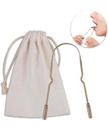 Pacienjo Tongue Cleaner for Adults - Stainless Steel U-Form Scraper for Oral Hygiene & Fresh Breath - Durable Metal Design - Buy Online on GoSupps.com