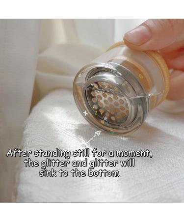 Portable Nail Brush Cleaner Cup - Acrylic Dappen Dish with Lid for Easy Cleaning | Ideal for Nail Art Sequins & Glitter Dust - Buy Online on GoSupps.com