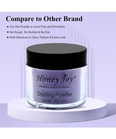 28g Dark Purple Dipping Powder for Summer Gel Nails - No Lamp Cure, Natural Dry | HJ-ND064B-No.27 - Buy Online on GoSupps.com