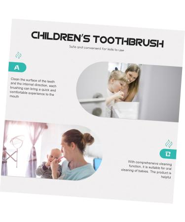 Frcolor Panda Toothbrush for Children - Silicone Manual Toothbrush with Contoured Bristles - Travel-Friendly Kids Oral Care - 1 Pack Yellow - Buy Online on GoSupps.com