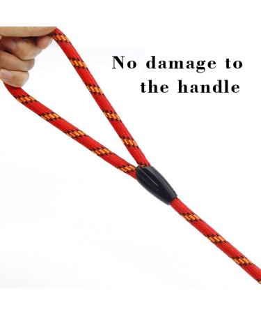 nuoshen Dog Slip Lead 125cm Extremely Durable Strong Dog Training Leash Rope Adjustable Pet Lead Leash for Dogs Red part of 1 - Buy Online on GoSupps.com
