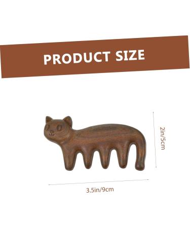 Beaupretty 1st Kitten Gr ner Sandelwood Comb - Face & Scalp Massage Brush for Ultimate Relaxation | International Shipping Available - Buy Online on GoSupps.com