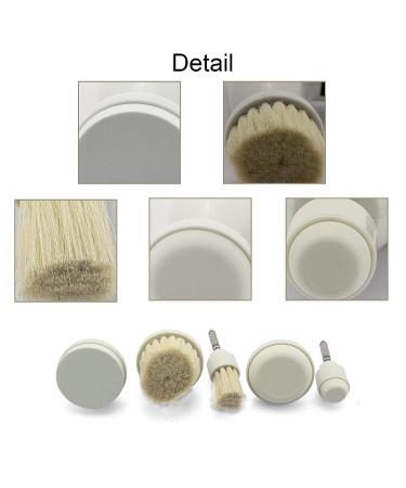 Elitzia Electric Rotary Brush Face Care Instrument Spare Parts - Wool Brush Set and Stone Brush Set - Buy Online on GoSupps.com