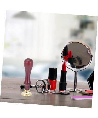 WRITWAA 1 Piece Dispenser Plate Tools Press Shade Delicate Makeup Press Tool Delicate Pestle Pre Presses Sealing Mold Powder Seal Makeup Tool Wooden Handle Brown Brown - Buy Online on GoSupps.com