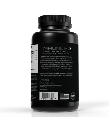 Vyotech Nutritionals Immune HD Support Supplement | Elderberry Echinacea Vitamin C D3 Zinc Turmeric & Superfruit Antioxidants | Immune Health & Wellness Formula | 60 Capsules - Buy Online on GoSupps.com