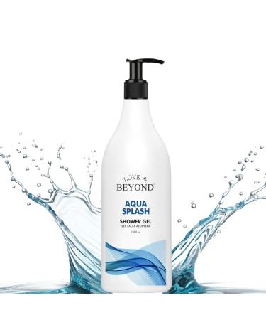 Body Wash for Women & Men - 1000ml | Cool Water Organic Vegan Cruelty-Free | Enriched with Shea Butter Vitamin E Niacinamide | Paraben-Free Long-Lasting Scent