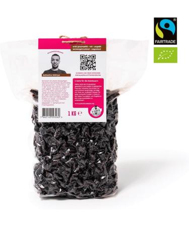  pakka PAKKA - Organic Fair Trade Dried Sour Cherries 1 kg wild harvested directly from small farmers in Samarkand Uzbekistan vegan 1000 g (1 pack) - Buy Online on GoSupps.com
