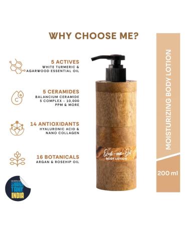 Buy M..intree Organic Oud Body Lotion - 48hrs Hydration Ceramides Non-Sticky | Sun & Pollution Protection | For Dry Skin Body Acne | Unisex Moisturizer for All Seasons - Buy Online on GoSupps.com