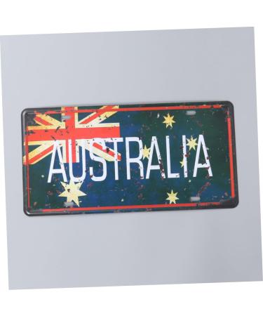 Alipis Emblems Antique Signs Iron Sign Painting Iron Painting Tin Signs License Plate Signage Vintage - Buy Online on GoSupps.com