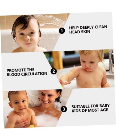 PLAFOPE 2pcs Kids Anti-Dandruff Shampoo Comb & Silicone Head Massager Set - Buy Online on GoSupps.com