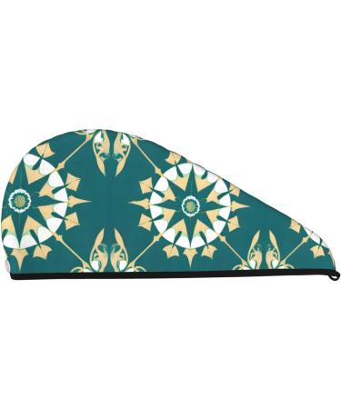 Exotic Floral Dry Hair Cap for Women - Super Absorbent Elastic Wrap for Long Thick Hair - Quick Dry Solution - Buy Online on GoSupps.com