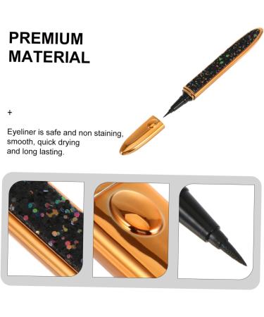 BELLIFFY Self Adhesive Mascara Eye Liner Pencil Eye Lining Pen No Blooming Eyeliner Makeup Tools Plastic 1 count (Pack of 1) Colorful - Buy Online on GoSupps.com