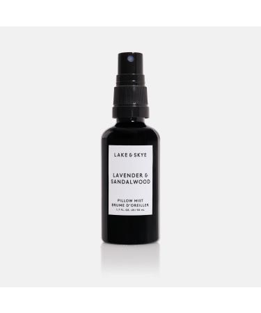 Lake & Skye Lavender and Sandalwood Pillow Mist - Formulated with a 100% natural fragrance blend. 1.7 fl oz | 50 ml.