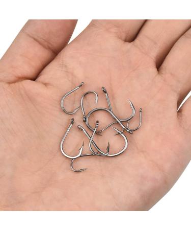 300-Piece Carbon Steel Fishing Hooks Set - 10 Sizes with Eyelet & Barn Hooks for Freshwater & Saltwater - Includes Plastic Box | Premium Fishing Accessories - Buy Online on GoSupps.com