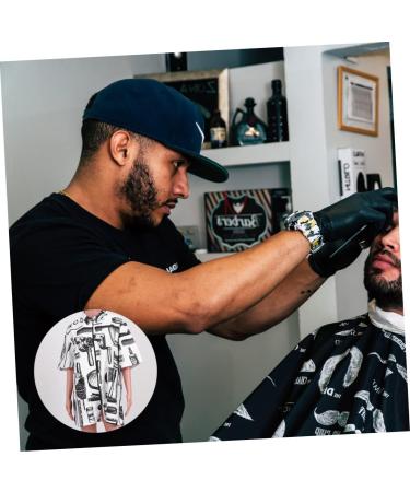 Beatifufu Hair Cutting Technician in Hairdressing Overalls Abrigos Para Hombres Salon Mens Jackets Work Overalls for Women Spa Uniforms Womans Tank Tops Grooming Smock Clothing Fiber White - Buy Online on GoSupps.com