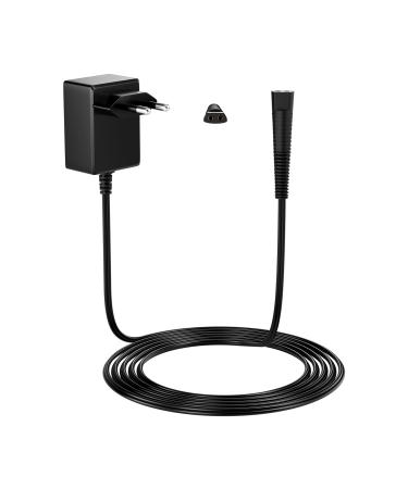 12V charging cable power supply for brown shaver 3 5 7 1 and epilator Silk-EPIL 9 5 7 Charger 3000s 3040S 390cc 5190cc 790cc 760cc 7865cc charging cable for brown razor charger - Buy Online on GoSupps.com