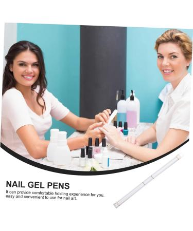 minkissy Pull Line Nail Art Pen Double- Ended Manicure Pen Nail Pens Pinceles Para U as Acrilicas Eyebrow Mark Pens Acrylic Nail Design Brush Gelt Double Head Metal White Eyebrow Pencil - Buy Online on GoSupps.com