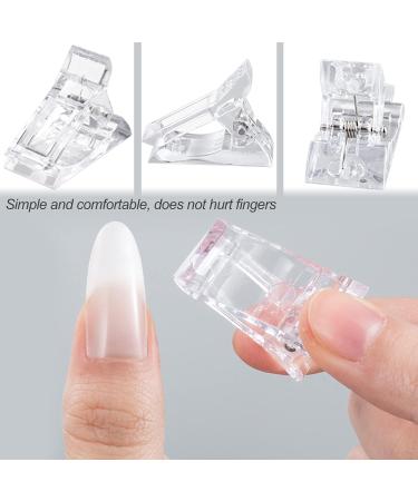 Sularpek 5 Pcs Transparent Nail Clip Polygel Nail Clip Polygel Nail Clamps for Quick Building Gel Nail Tips Clip Plastic Finger Extension UV LED Builder for DIY Manicure Nail Art. - Buy Online on GoSupps.com