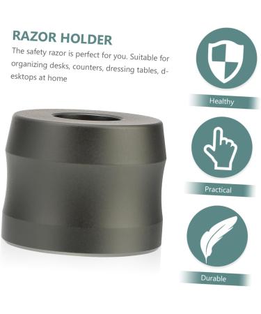 Magiclulu Razor Holder Stand for Men - Durable Aluminum Shaving Organizer for Shower & Beard Care - Buy Online on GoSupps.com